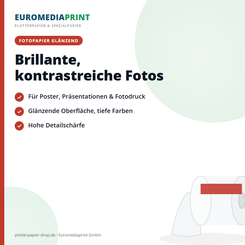 Vorteile von glänzendem Fotopapier