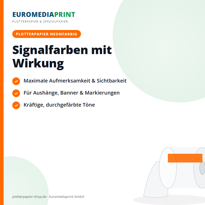 Vorteile von neonfarbigem Papier